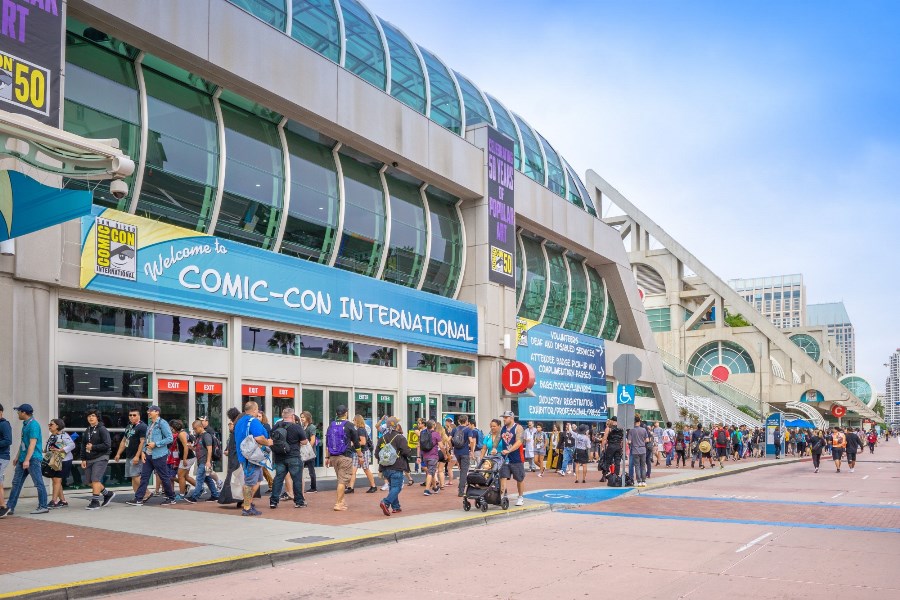 Work Exciting Events: Comic-Con brings the biggest names in the entertainment industry, and many thousands of fans, to San Diego.