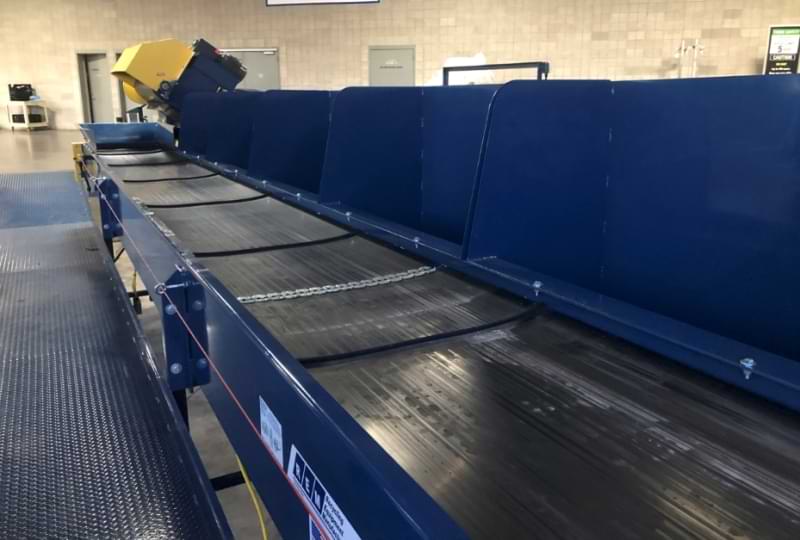 The Convention Center's new industrial sorter