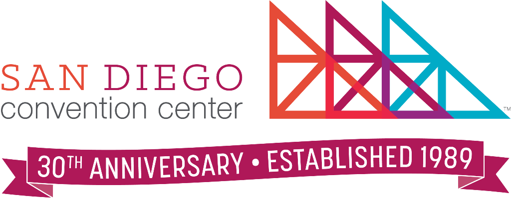 San Diego Convention Center 30th Anniversary logo