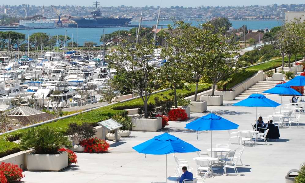 San Diego Convention Center Outdoor Space on Harbor Side