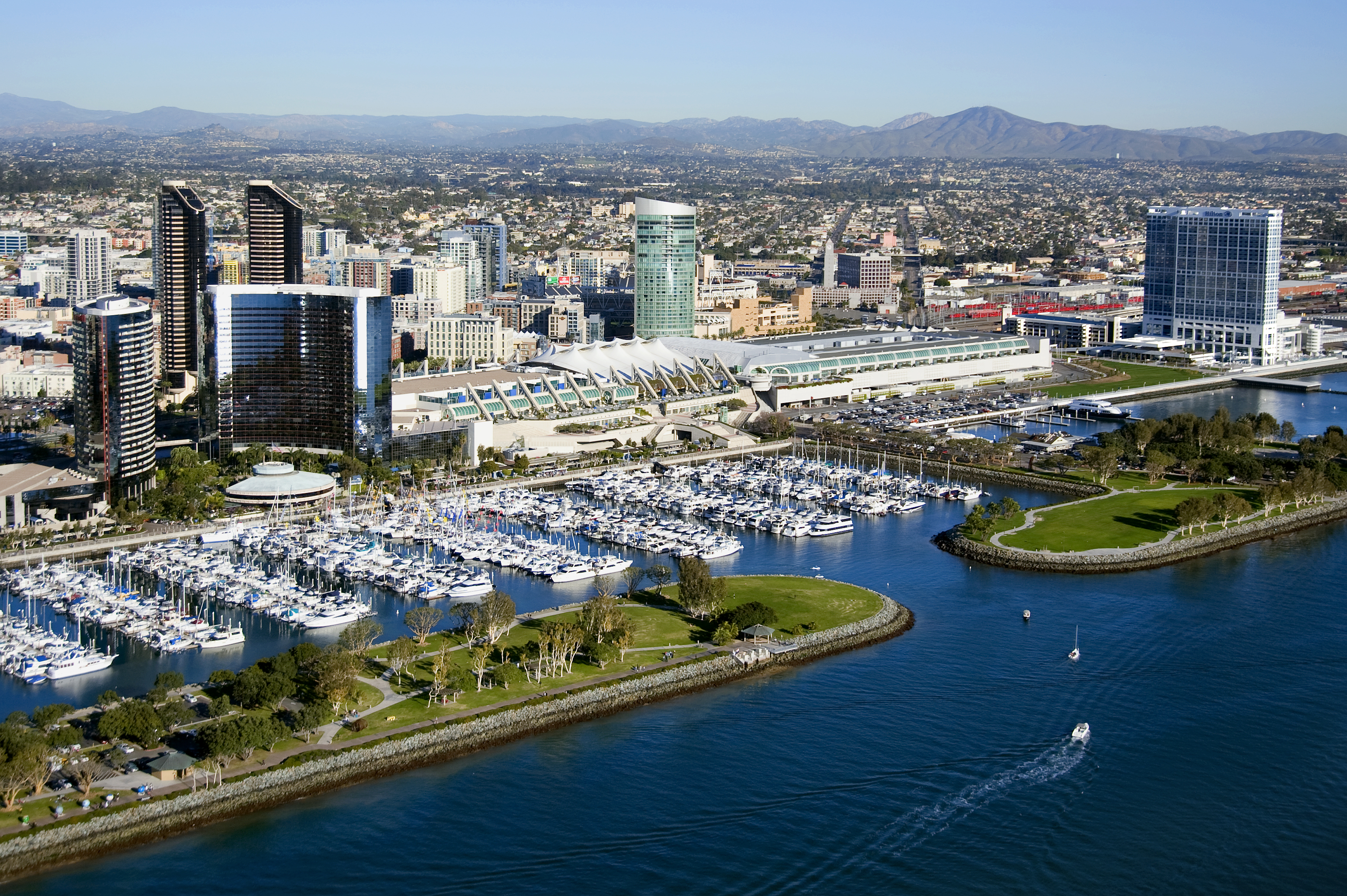 San Diego Convention Center from above