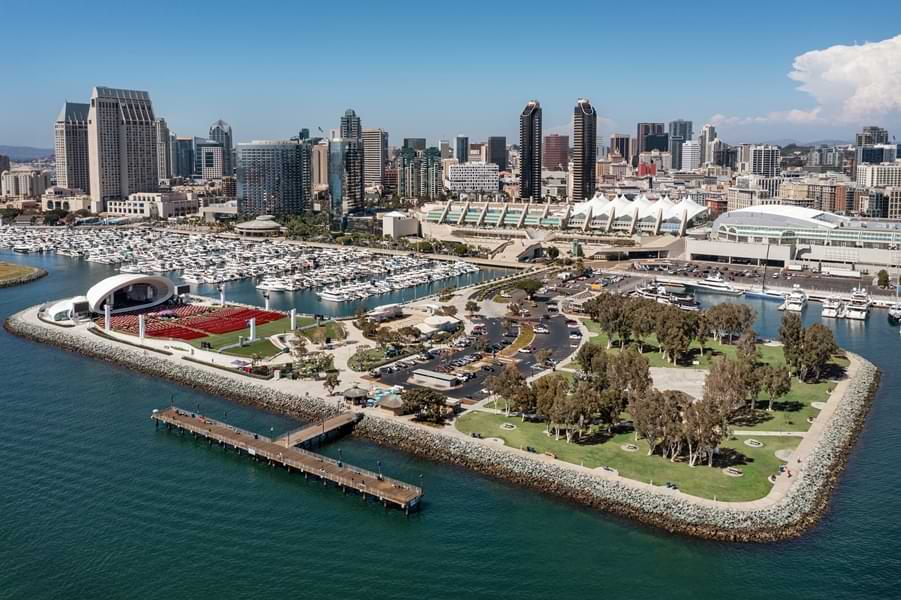 Love Where You Work: The Convention Center’s bayside views include the gorgeous Rady Shell concert venue and multiple marinas.