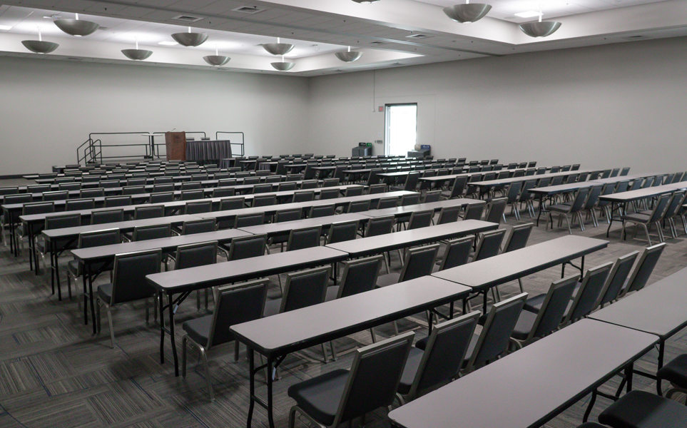 Meeting Room set up in a classroom style